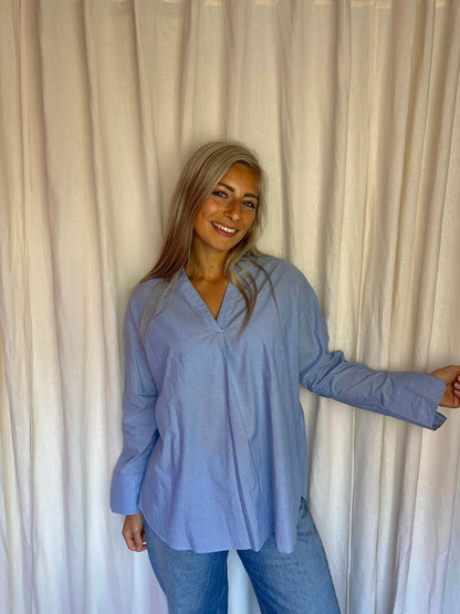 Blouse Marella lichtblauw - maat 36 (S)