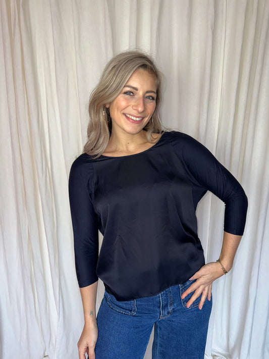 Blouse Michael Kors donkerblauw - Maat XXS