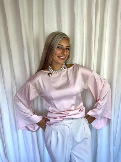 Blouse Reinders lichtroze maat S