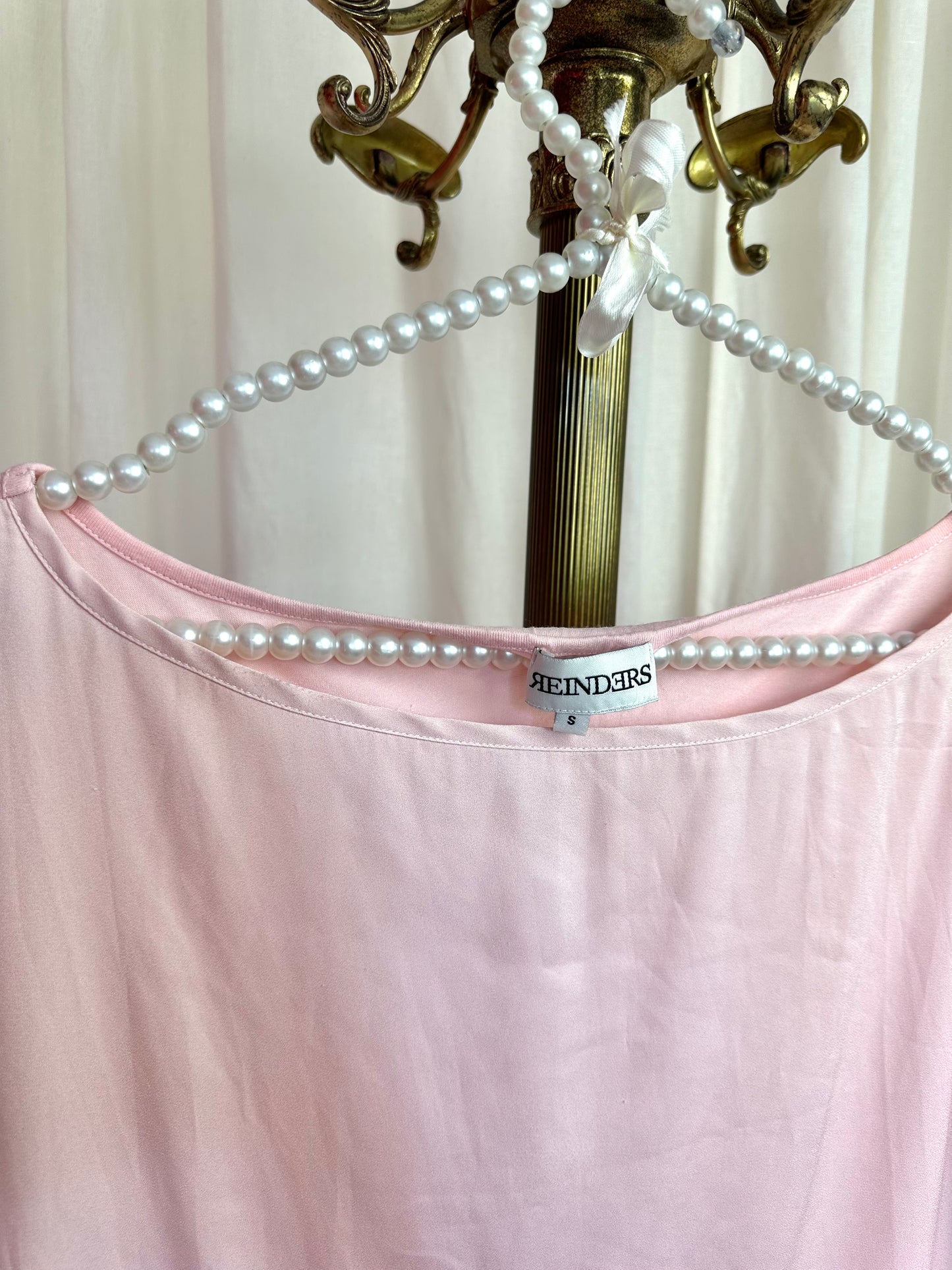 Blouse Reinders lichtroze maat S