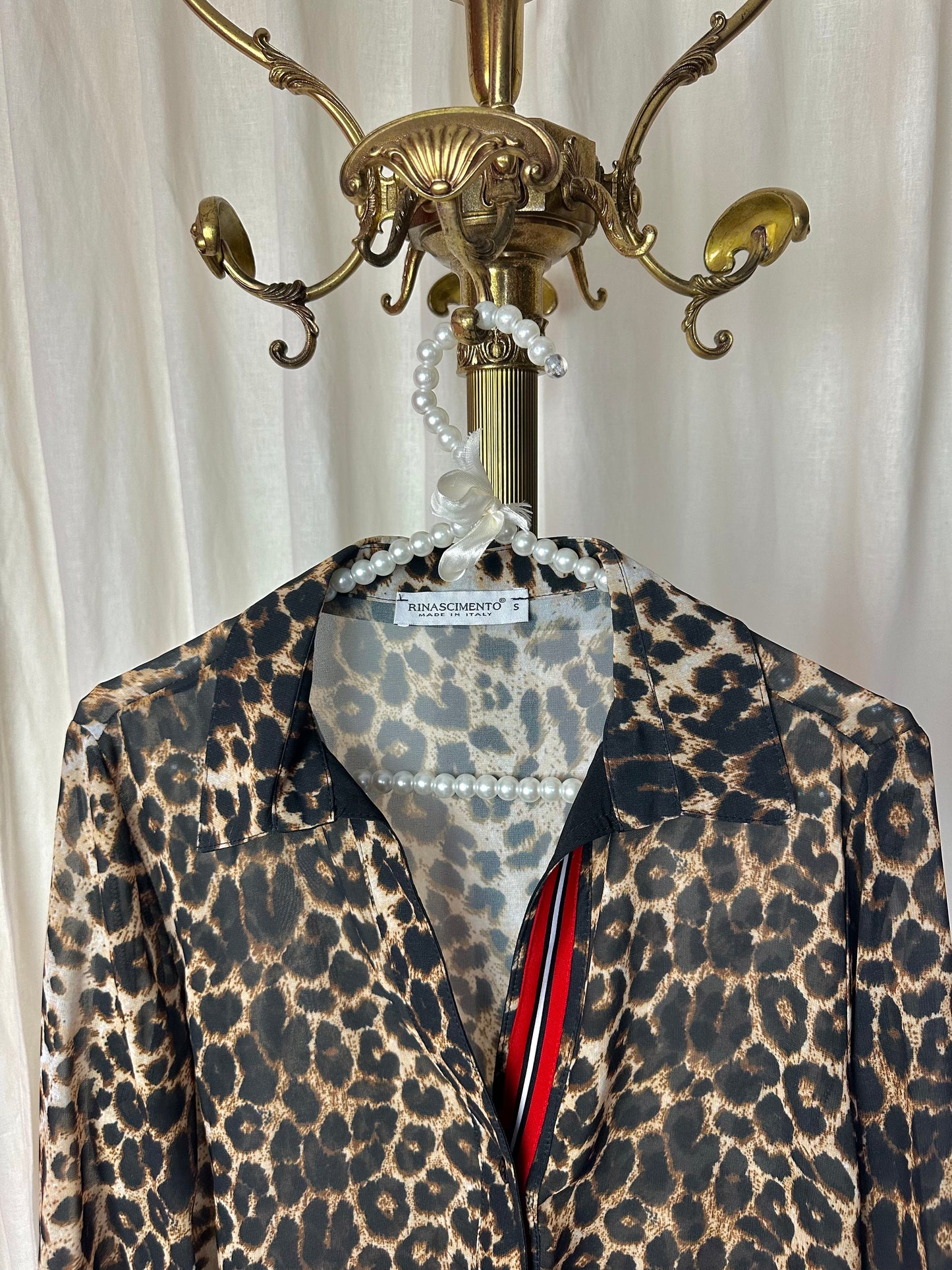 Blouse Rinascimento panterprint - Maat S (36)