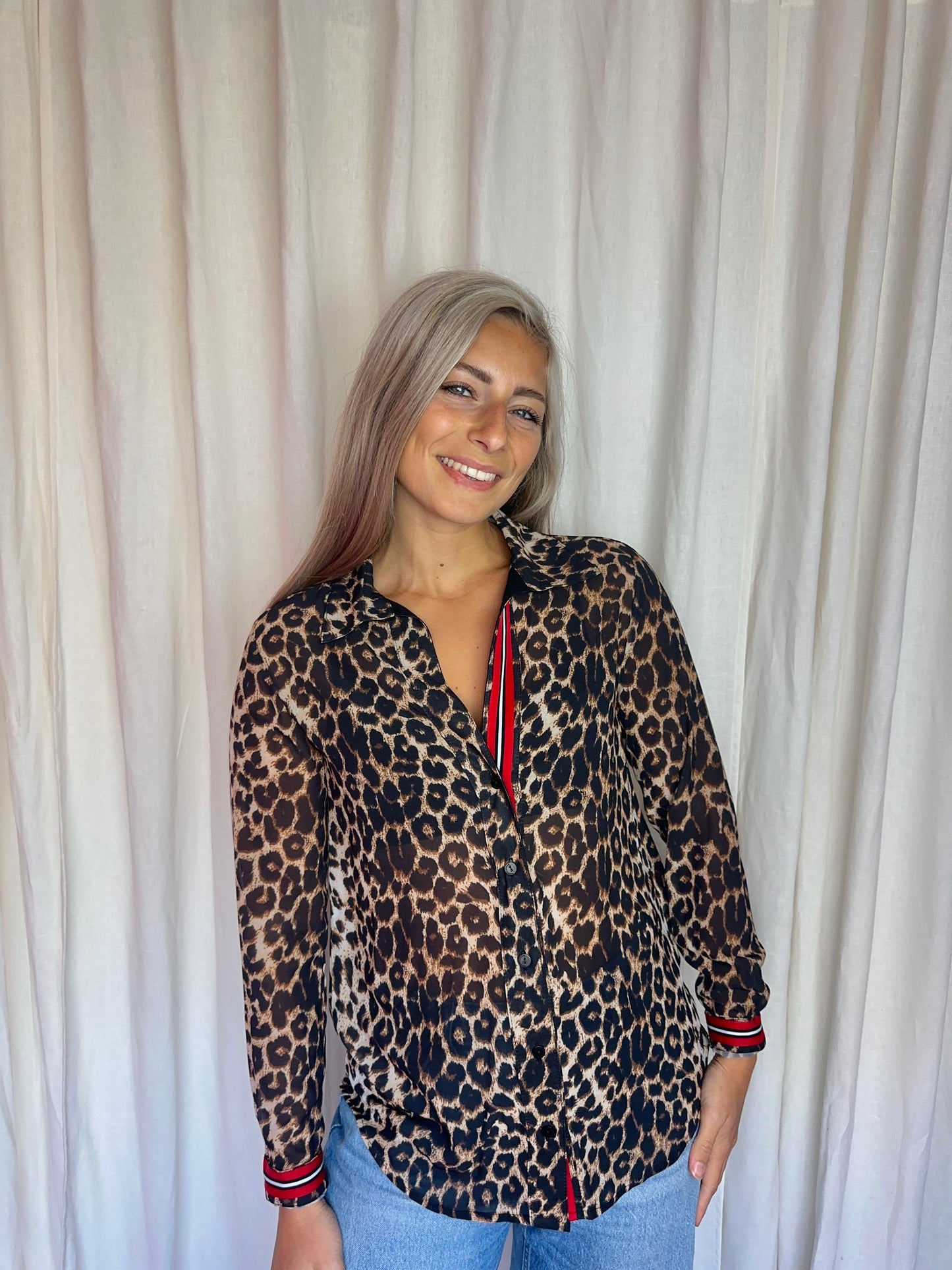 Blouse Rinascimento panterprint - Maat S (36)