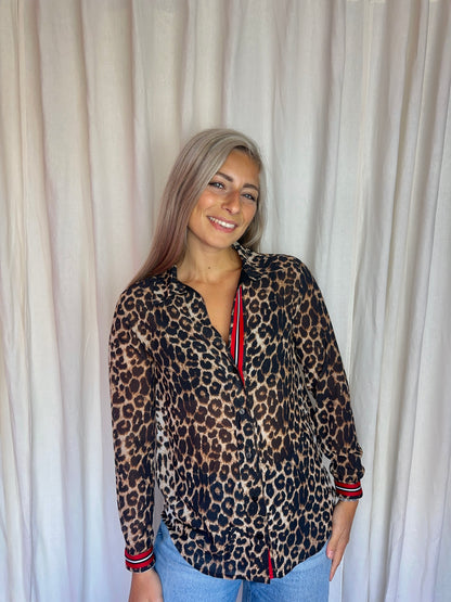 Blouse Rinascimento panterprint - Maat S (36)