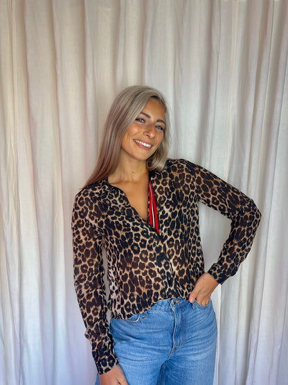 Blouse Rinascimento panterprint - Maat S (36)