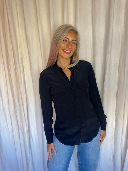 Blouse SET Fashion viscose zwart maat M