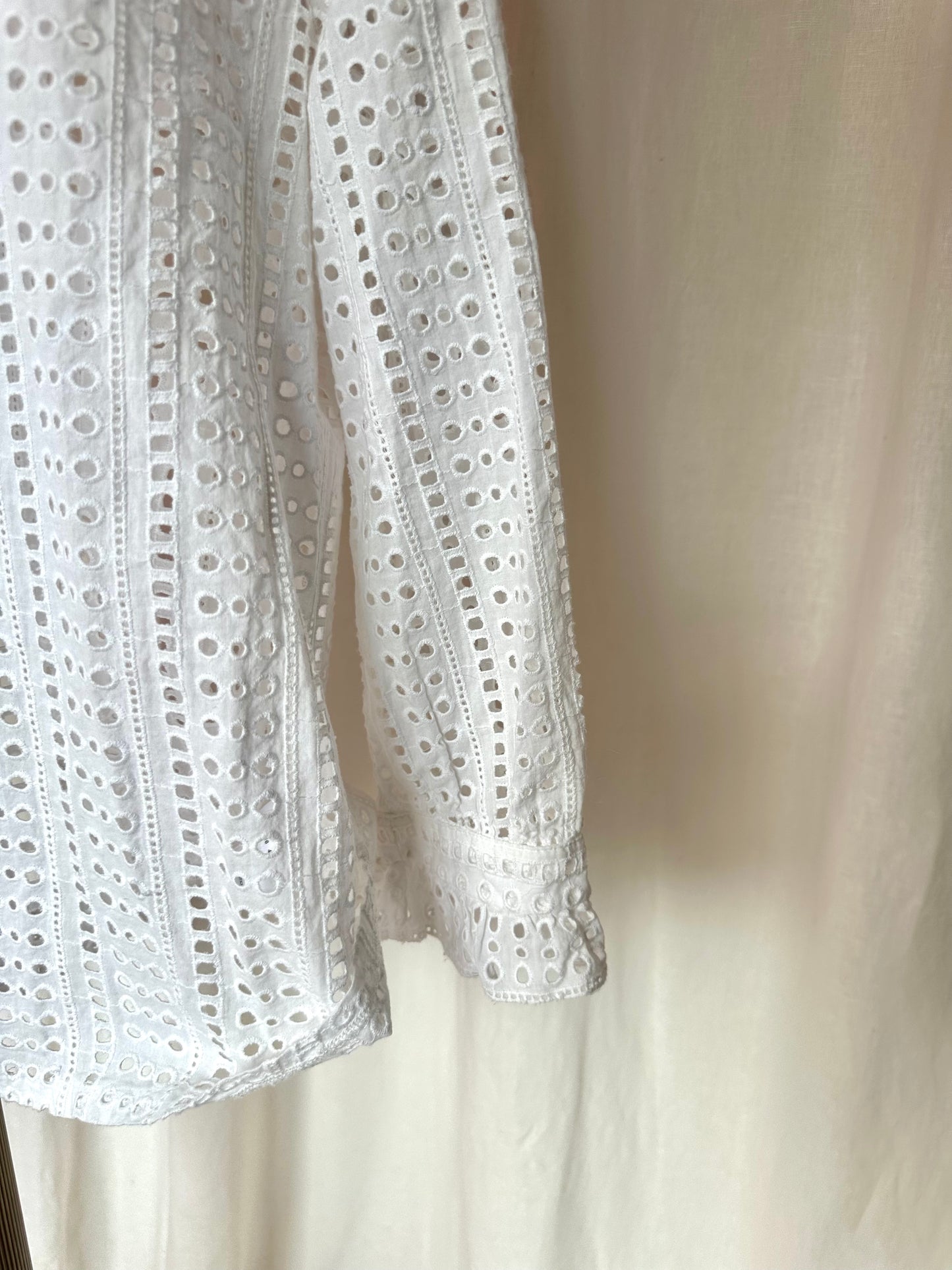Blouse SET broderie wit - Maat 42