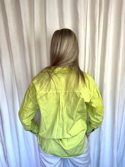 Blouse Shoeby lime groen maat XS/S