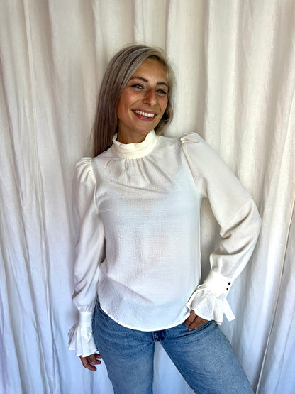 Blouse ShoebyxFred crème maat XS