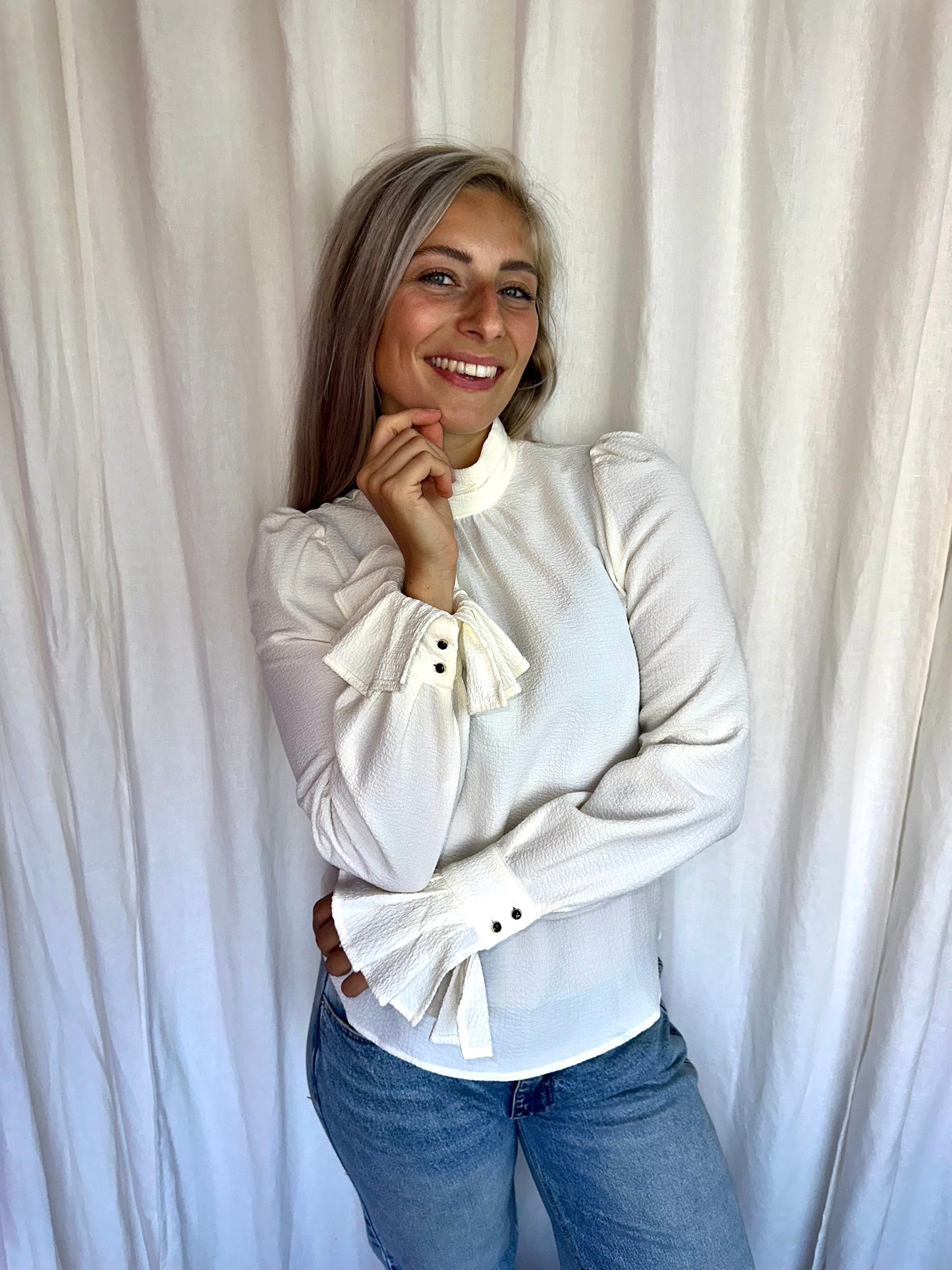 Blouse ShoebyxFred crème maat XS