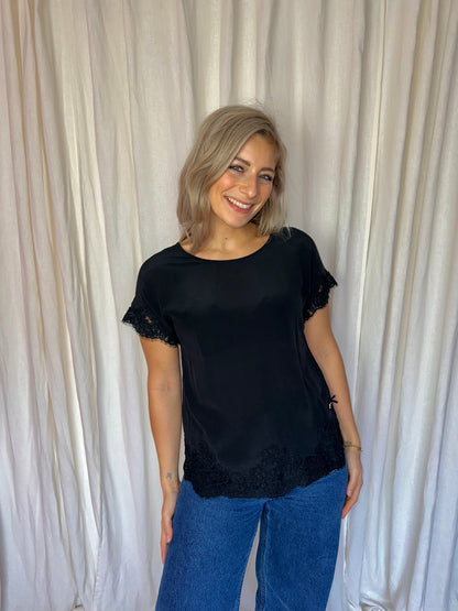 Blouse Twinset zwart - Maat S