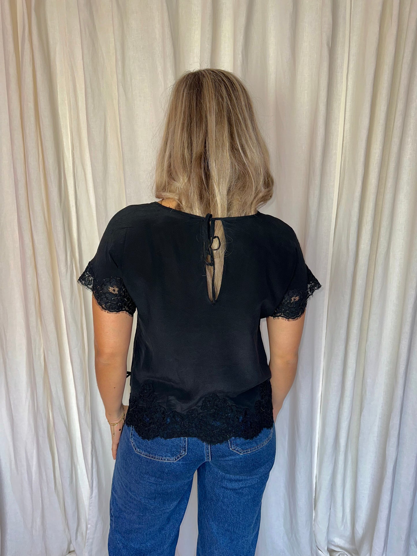 Blouse Twinset zwart - Maat S