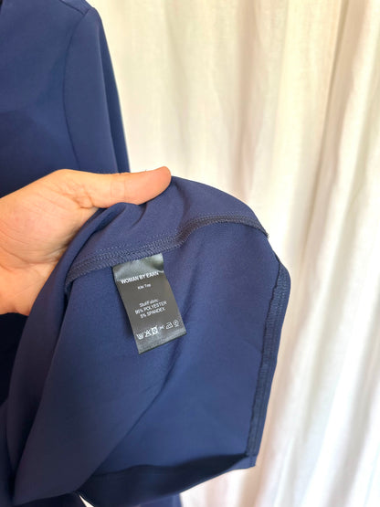 Blouse WomanBYEARN Kiki donkerblauw maat 34