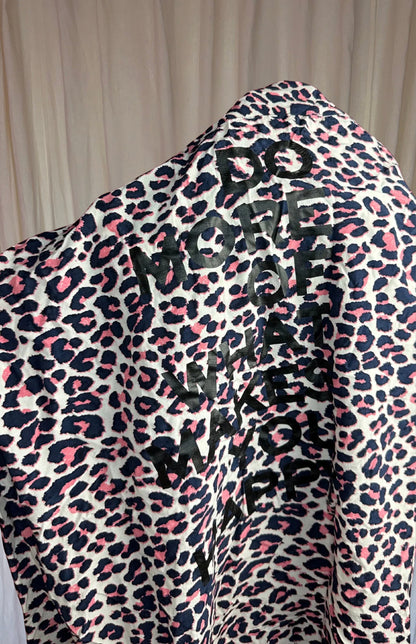 Blouse Zadig&Voltaire panterprint blauw, roze maat L