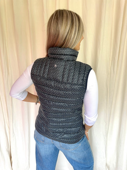 Bodywarmer Abacus donkerblauw,wit maat 38/40