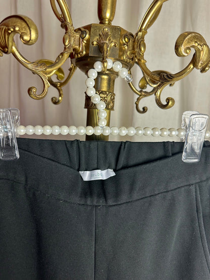 Broek By-bar wijduitlopend zwart maat S