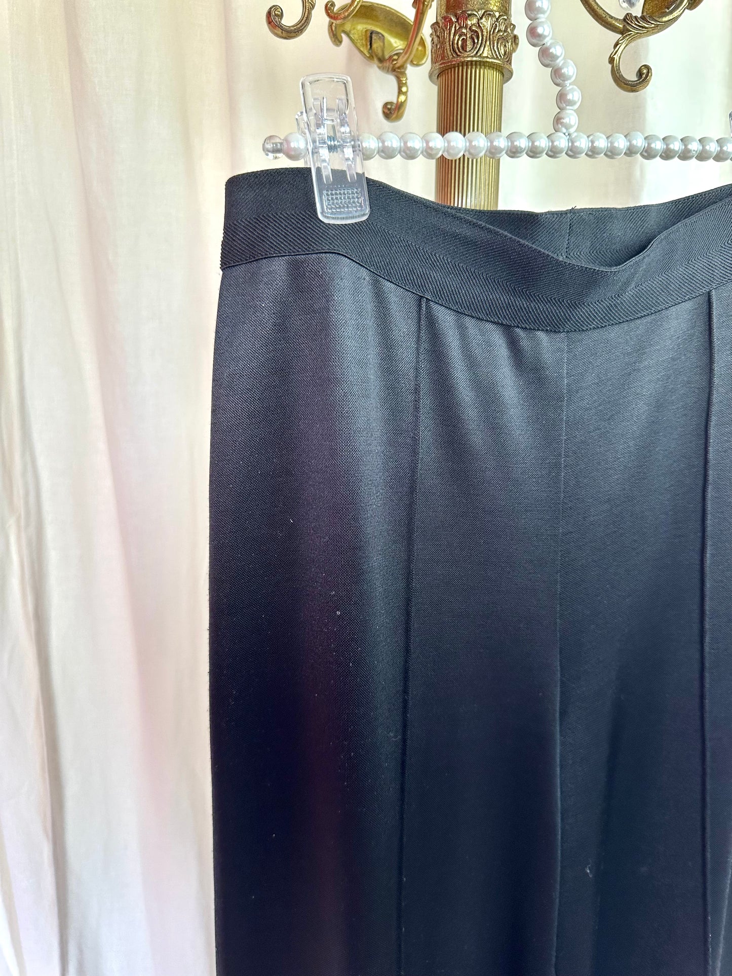 Broek By Malene Birger Siliica satijnlook zwart maat S