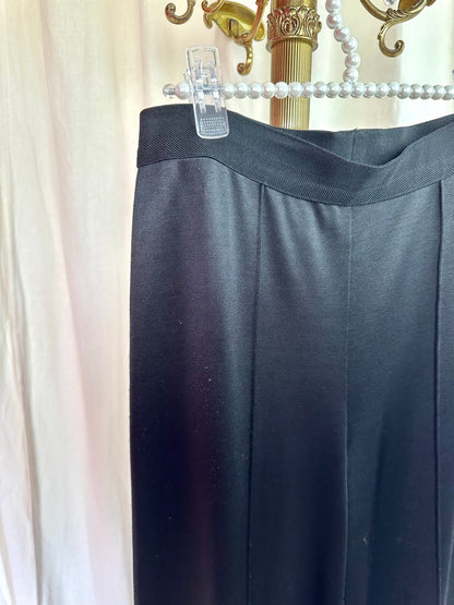 Broek By Malene Birger Siliica satijnlook zwart maat S