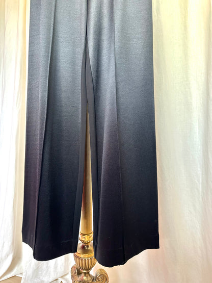 Broek By Malene Birger Siliica satijnlook zwart maat S