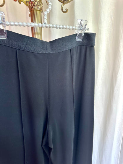 Broek By Malene Birger Siliica satijnlook zwart maat S