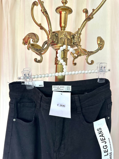 Broek Hello Miss cargo zwart maat 36