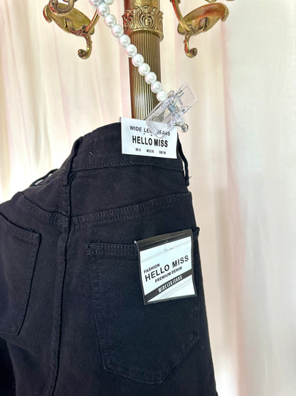 Broek Hello Miss cargo zwart maat 36