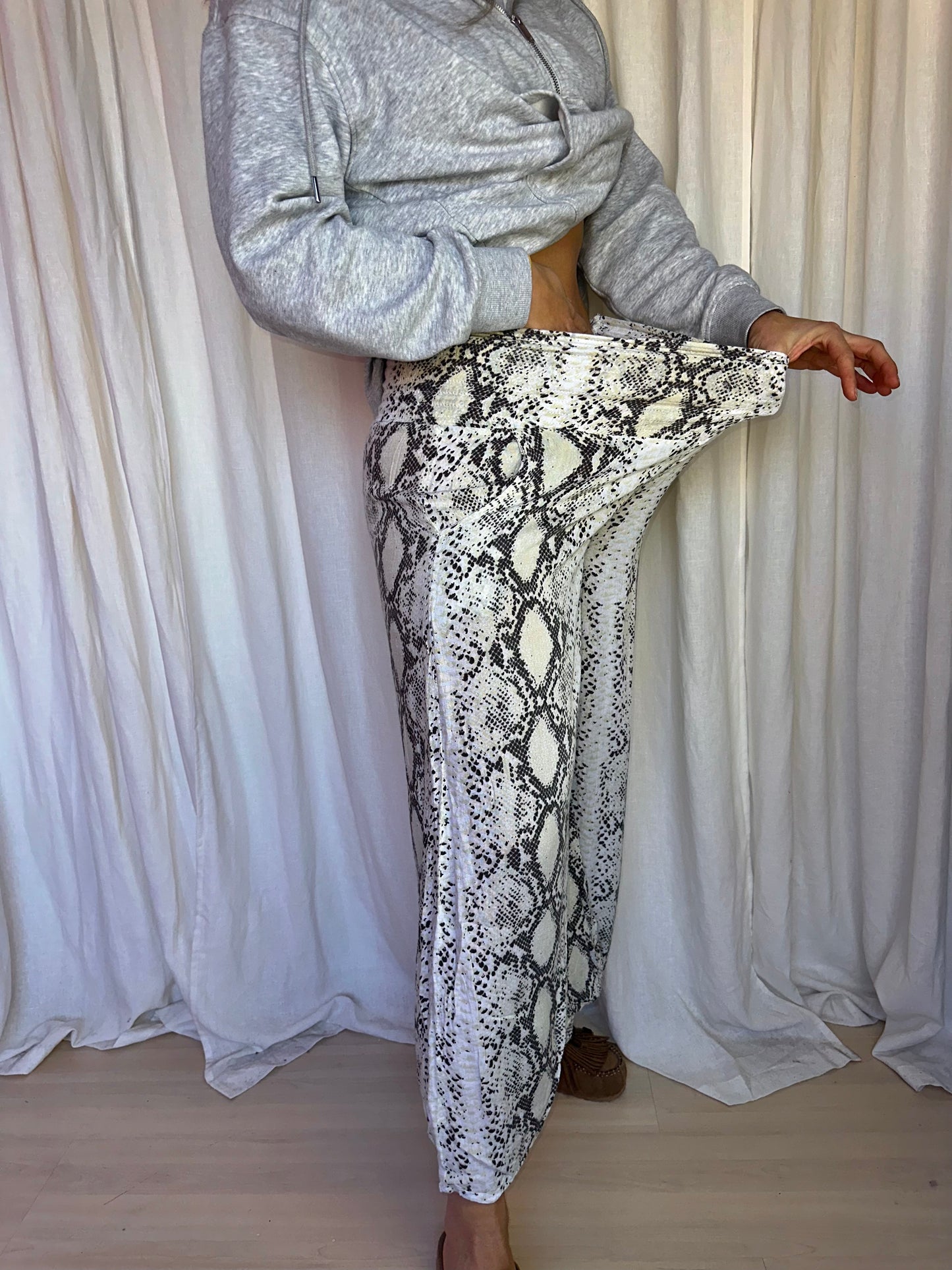 Broek Hot Lava slangenprint - Maat S/M