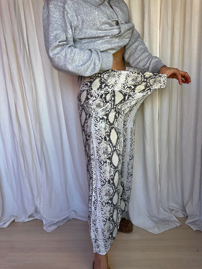 Broek Hot Lava slangenprint - Maat S/M