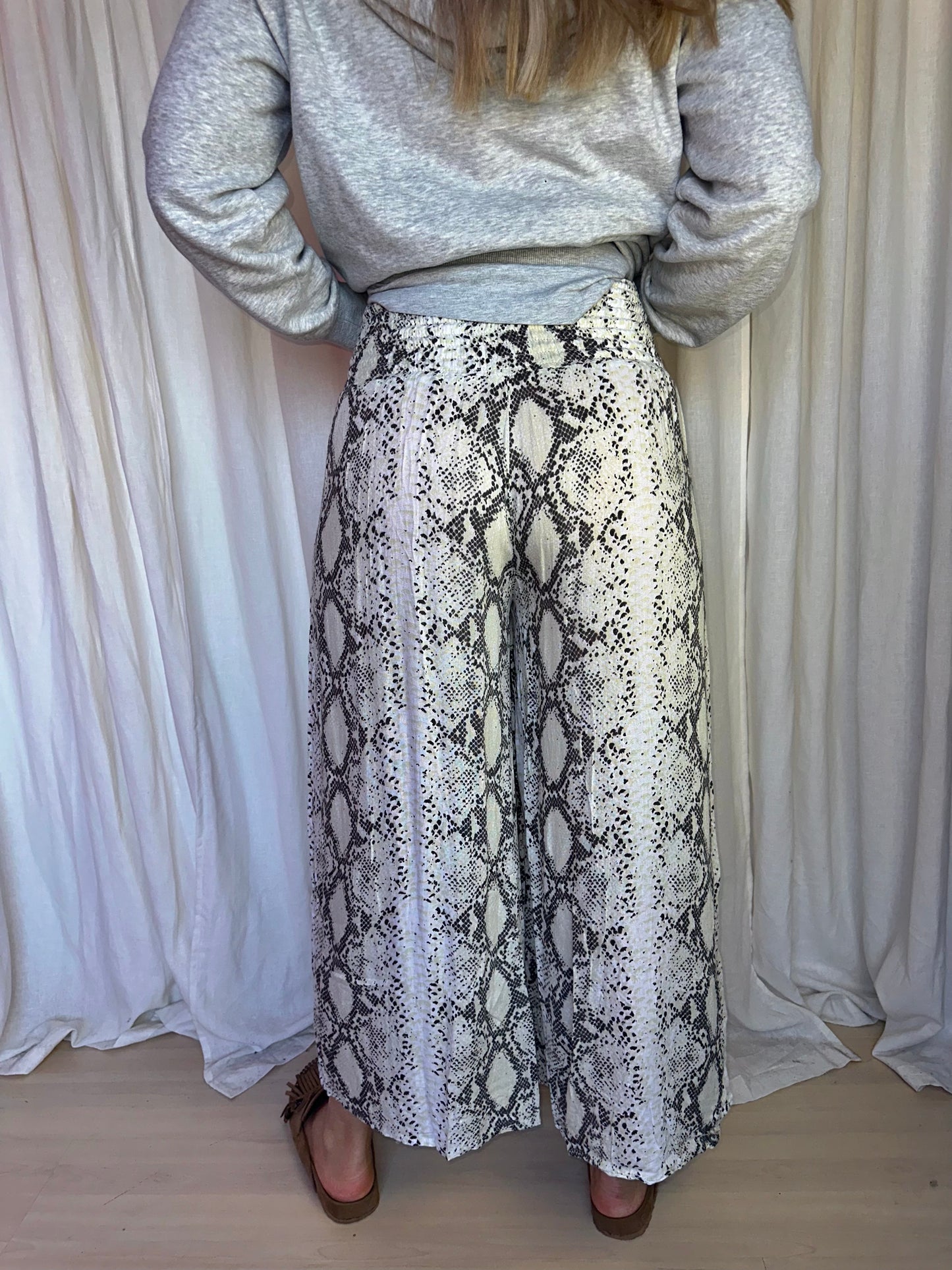 Broek Hot Lava slangenprint - Maat S/M
