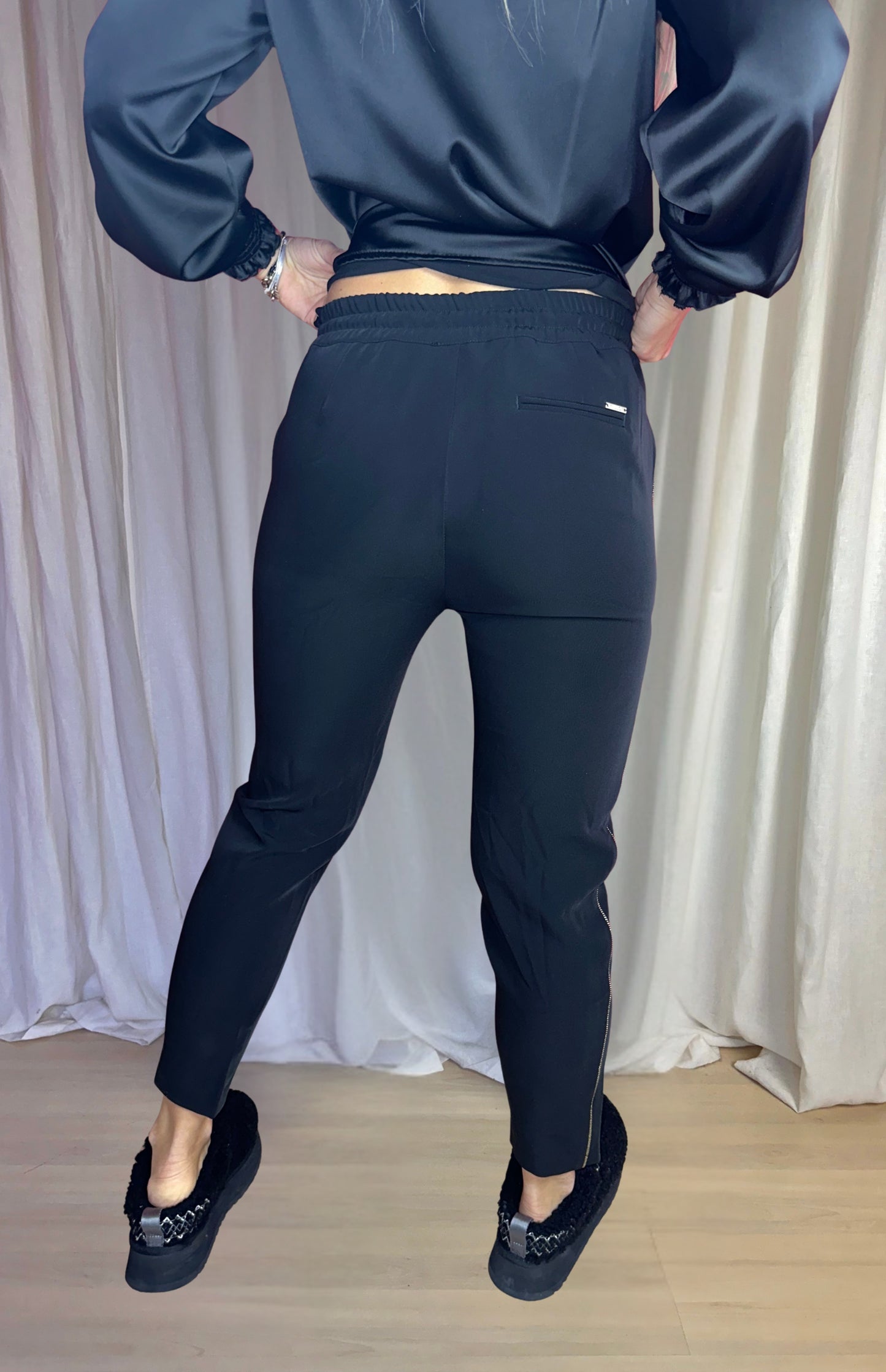 Broek Liu Jo zwart, Goud maat 38