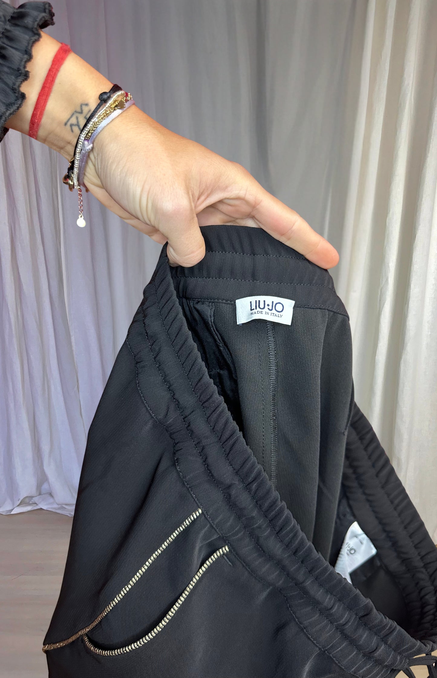 Broek Liu Jo zwart, Goud maat 38