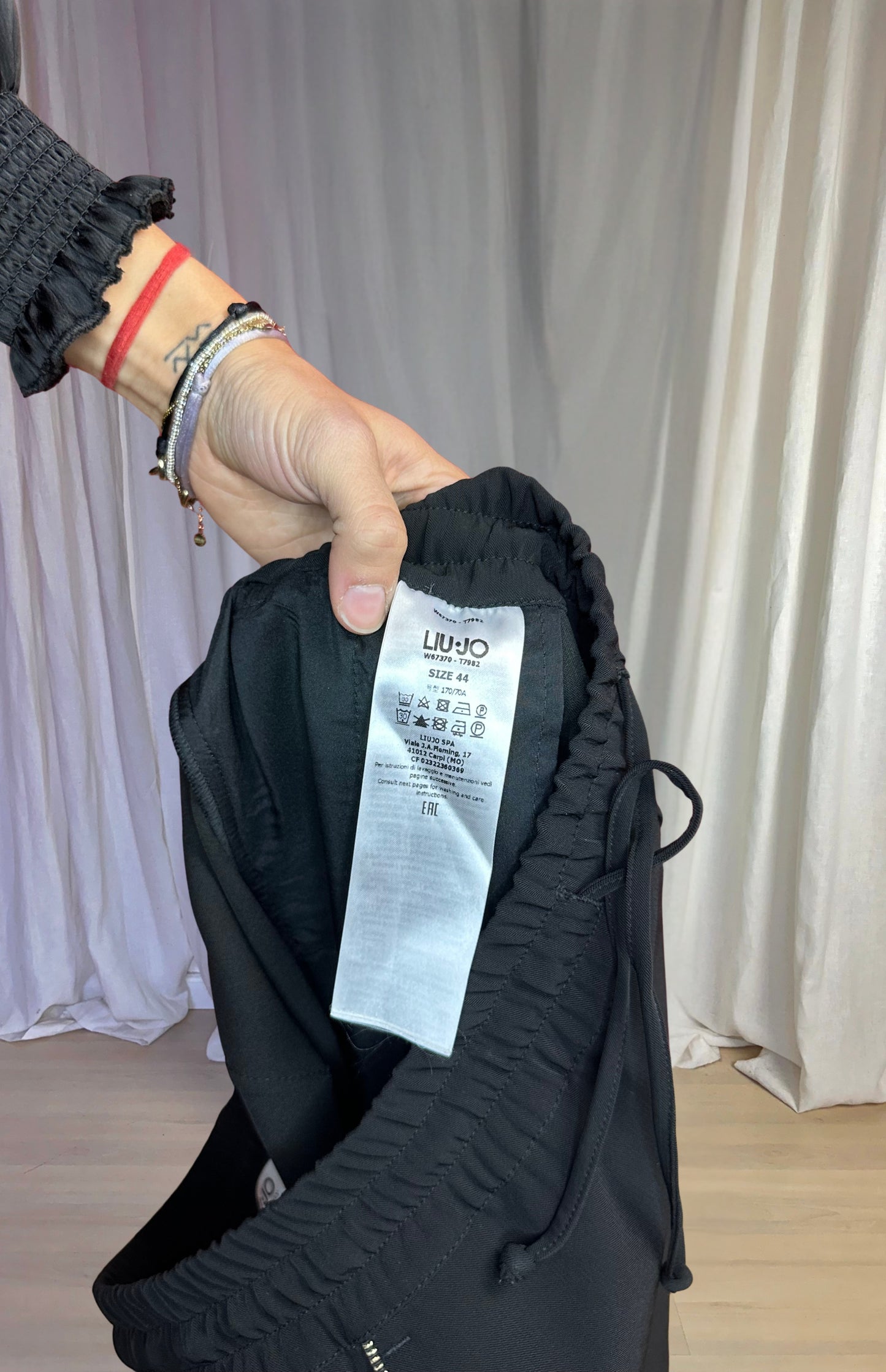 Broek Liu Jo zwart, Goud maat 38