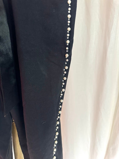 Broek Rinascimento jogging zwart parels maat M