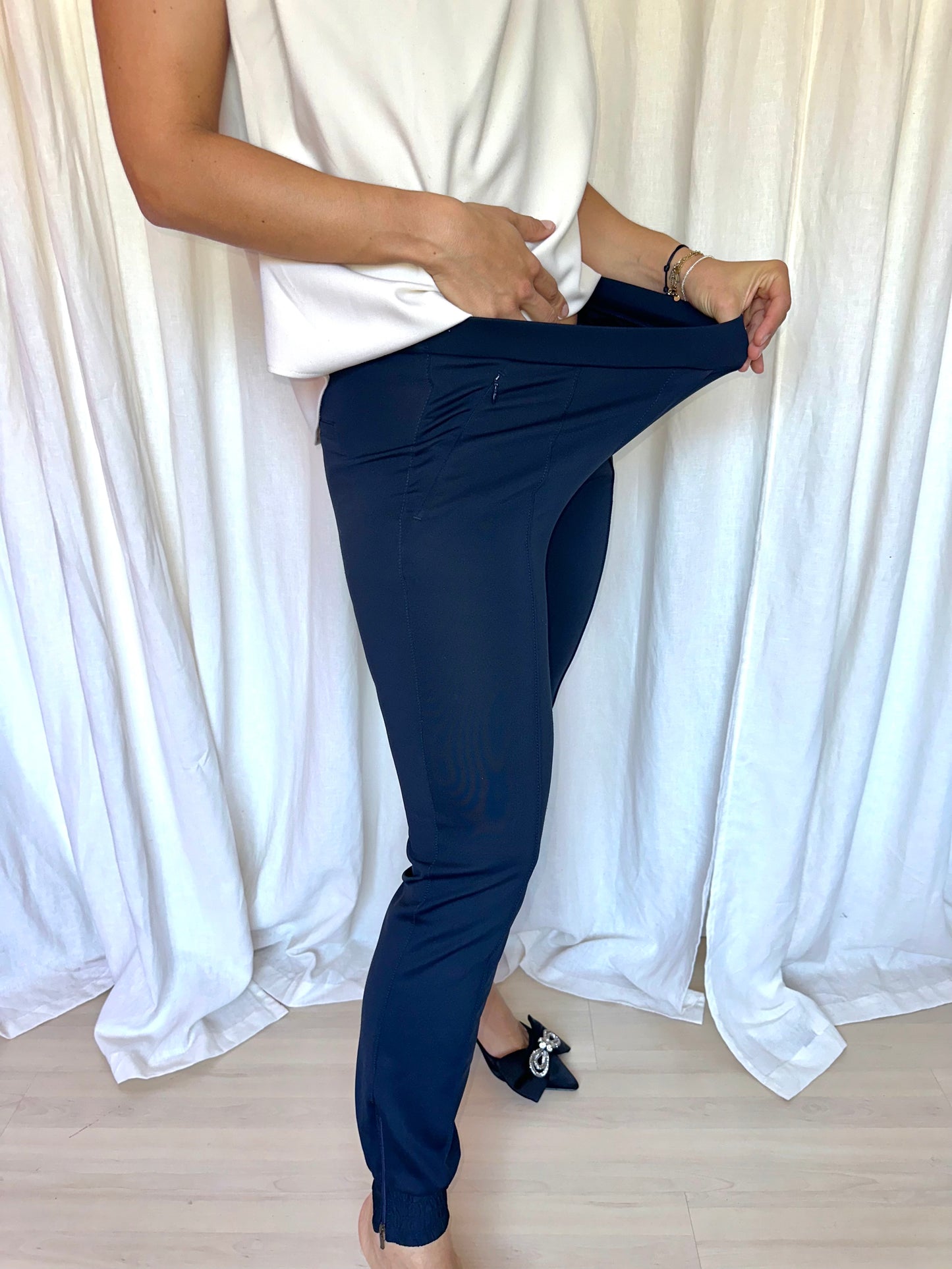 Broek Summum donkerblauw maat 36
