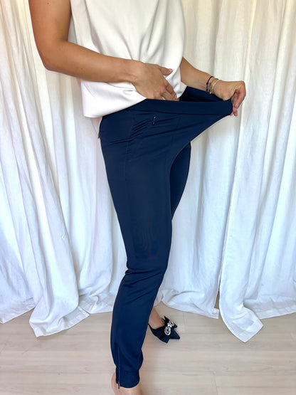 Broek Summum donkerblauw maat 36