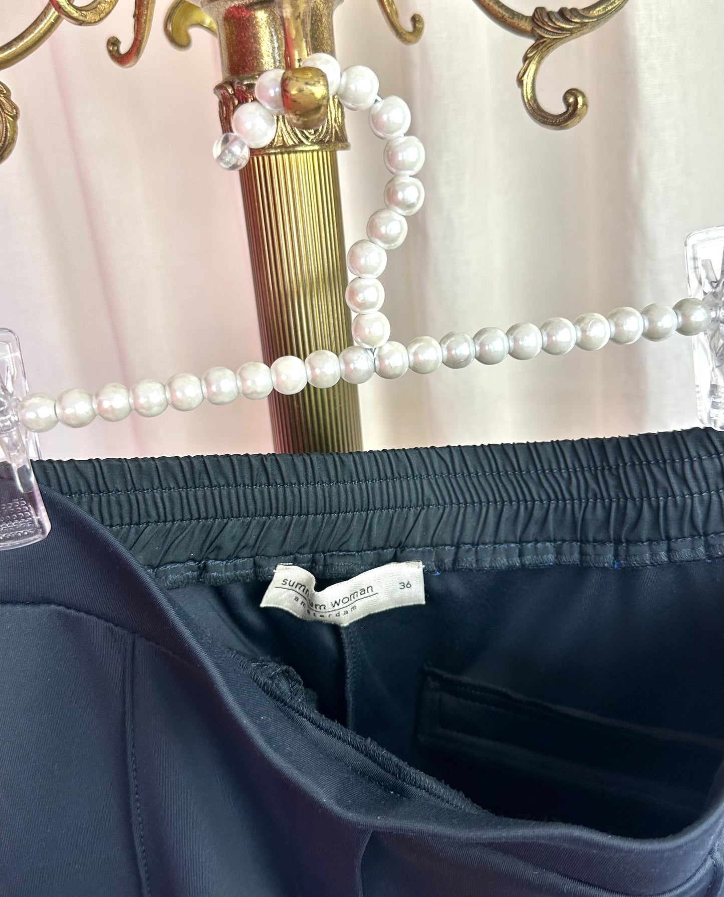 Broek Summum donkerblauw maat 36