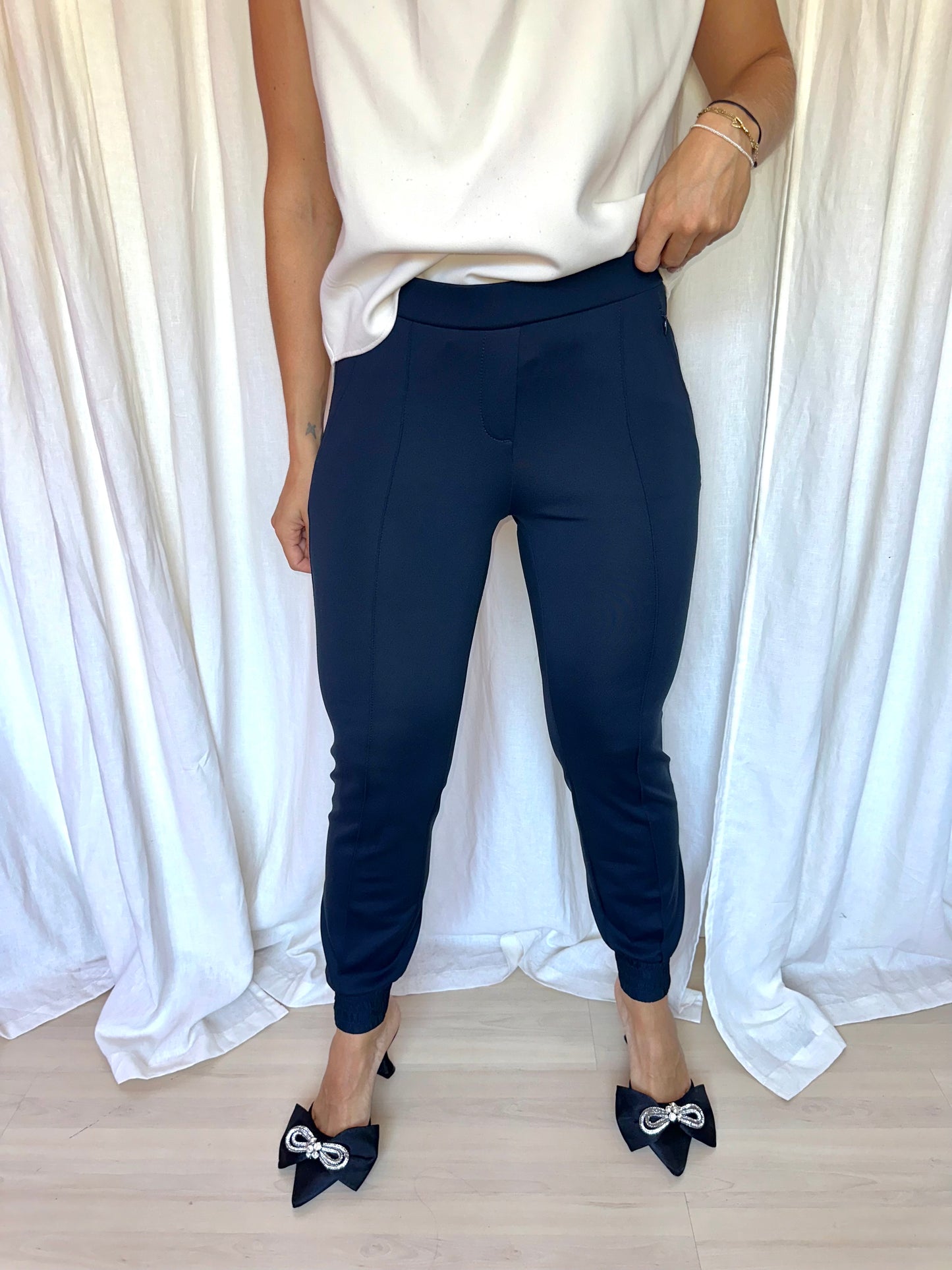 Broek Summum donkerblauw maat 36