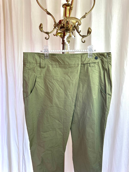 Broek Womanbyearn legergroen - Maat 40