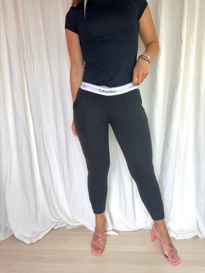 Broek jogging Calvin Klein zwart maat S