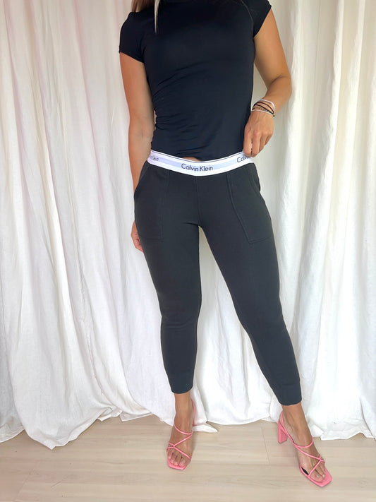 Broek jogging Calvin Klein zwart maat S