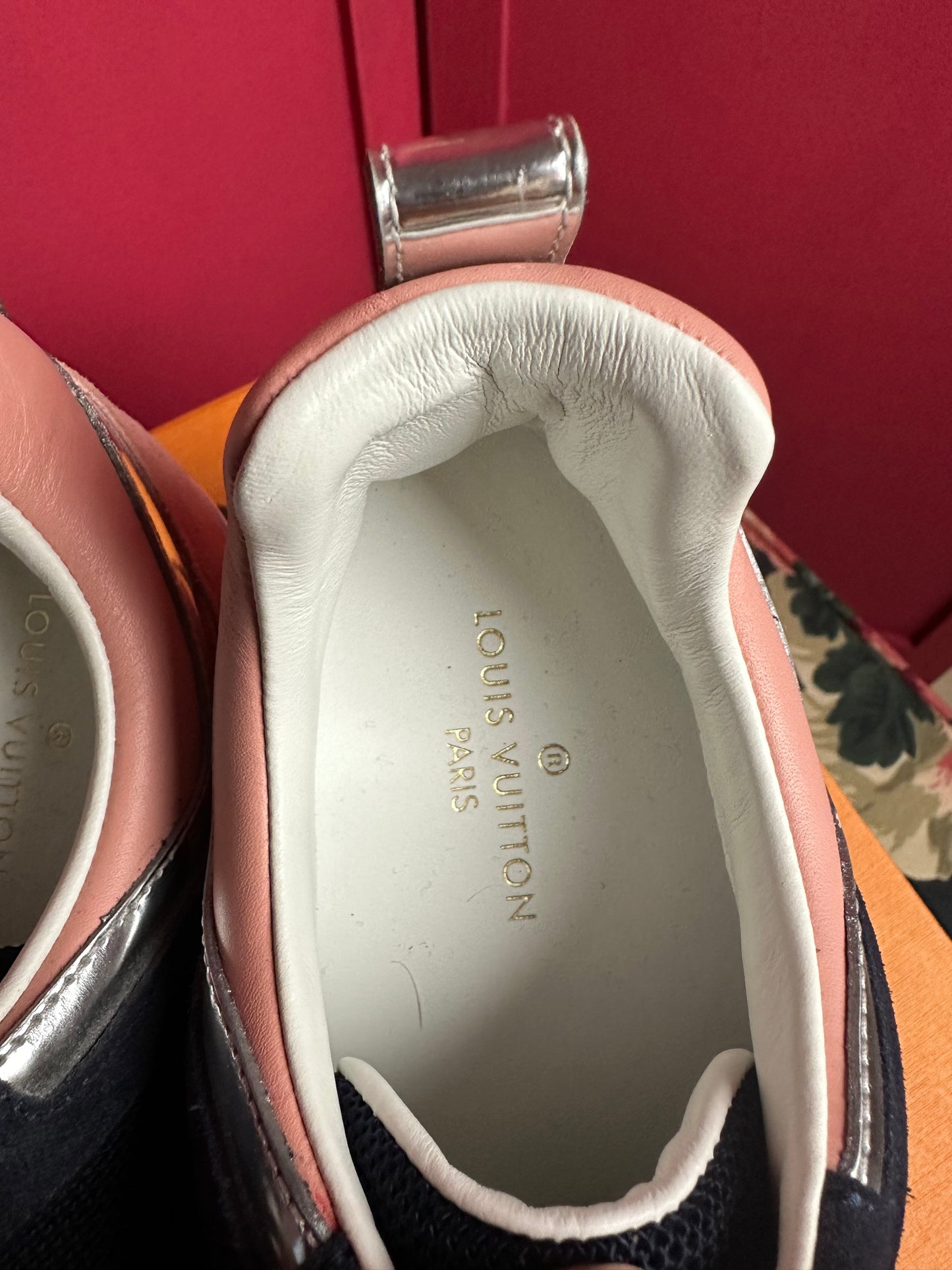 Sneakers Louis Vuitton donkerblauw/roze