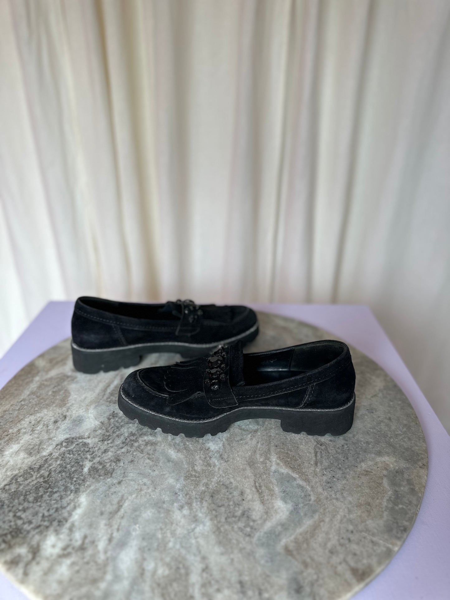 Espadrilles Gabor zwart - Maat 38,5
