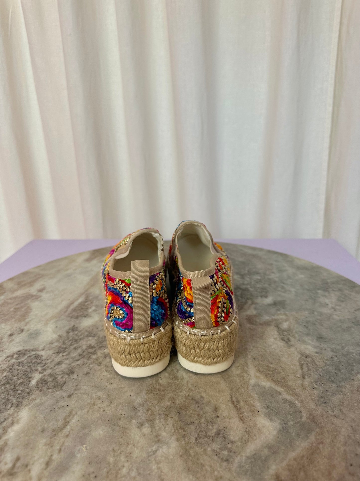 Espadrilles Moom beige touw meerkleurig maat 36