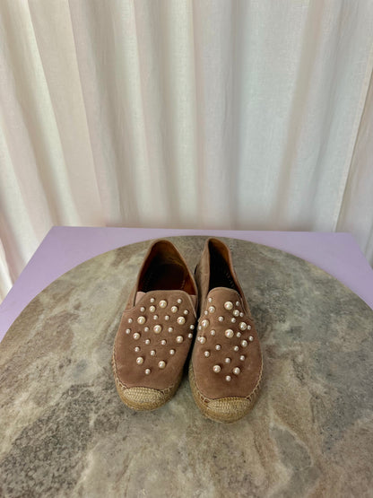 Espadrilles Via Vai parels bruin,beige,oudroze maat 36