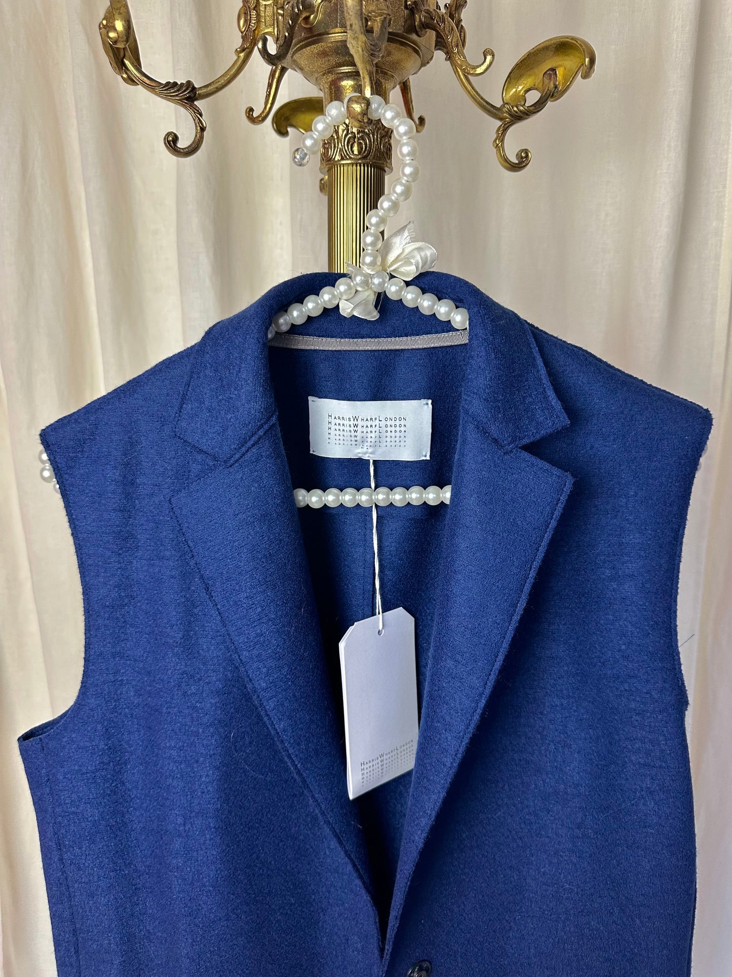 Gilet Harris Wharf London blauw - maat 40