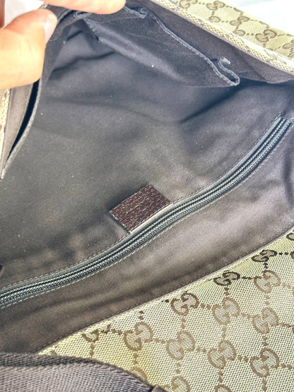 Gucci monogram tas beige, bruin