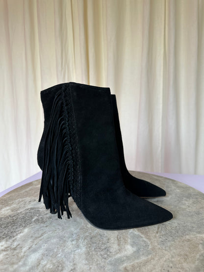 Hakken Guess franjes zwart - Maat 41