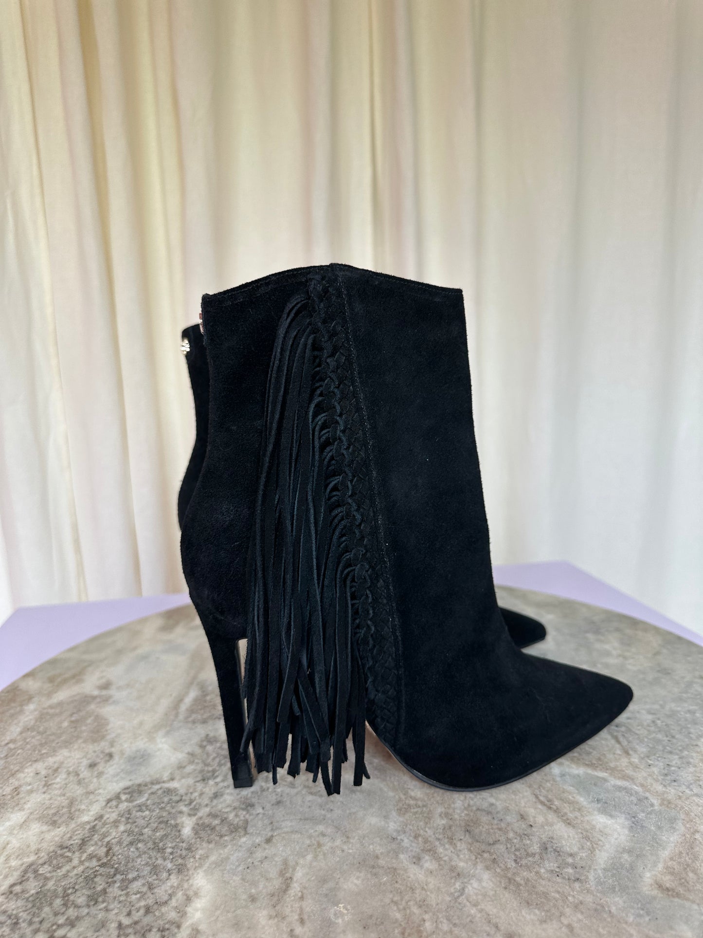 Hakken Guess franjes zwart - Maat 41