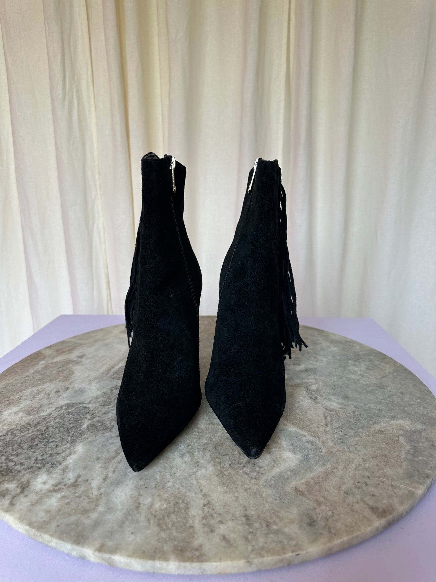 Hakken Guess franjes zwart - Maat 41