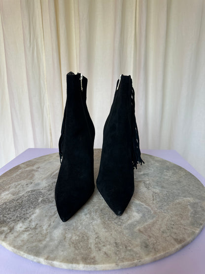 Hakken Guess franjes zwart - Maat 41