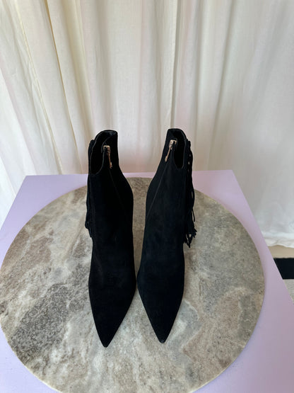 Hakken Guess franjes zwart - Maat 41